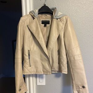 Bernardo Girls Tan Leather Jacket